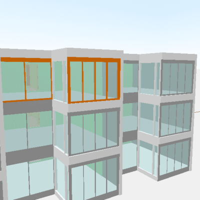 Met een warmteverliesberekening het warmteverlies bepalen van de appartementen in een appartementencomplex